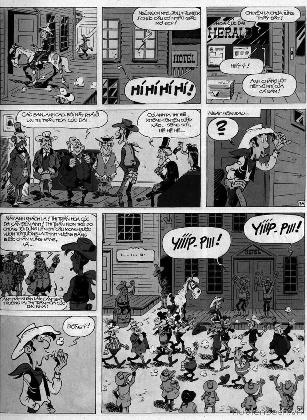 Truyện Tranh Cuộc Phiêu Lưu Kỳ Thú Của Lucky Luke trang 3
