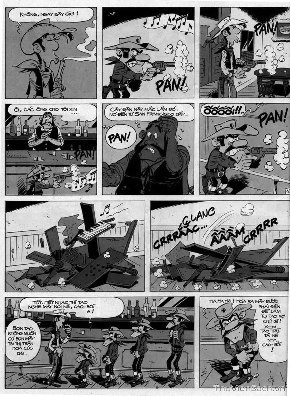 Truyện Tranh Cuộc Phiêu Lưu Kỳ Thú Của Lucky Luke trang 3