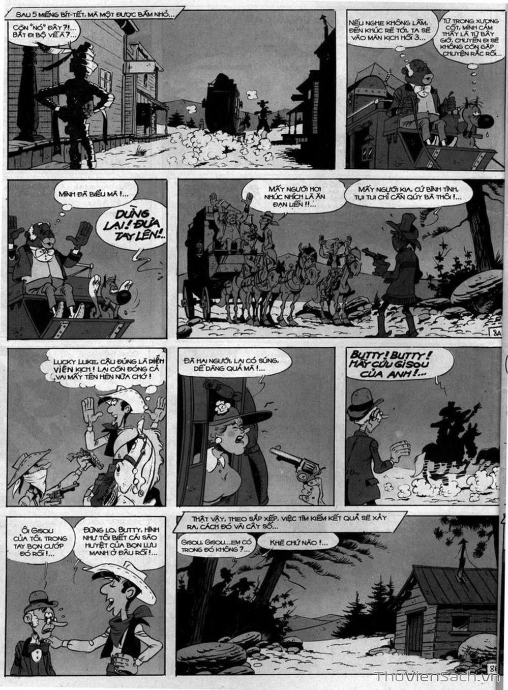 Truyện Tranh Cuộc Phiêu Lưu Kỳ Thú Của Lucky Luke trang 3