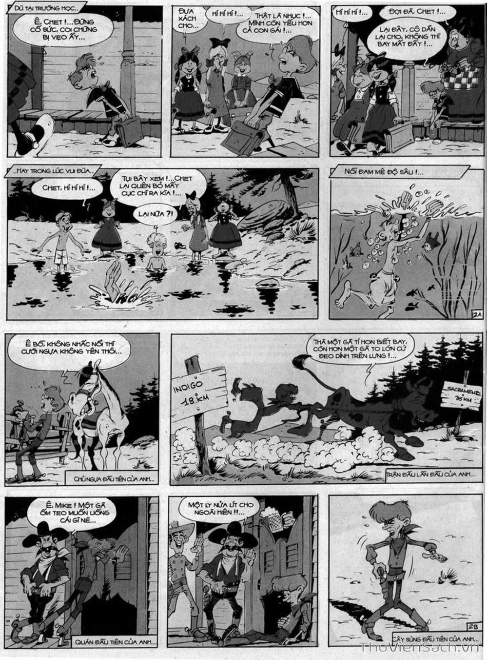 Truyện Tranh Cuộc Phiêu Lưu Kỳ Thú Của Lucky Luke trang 3