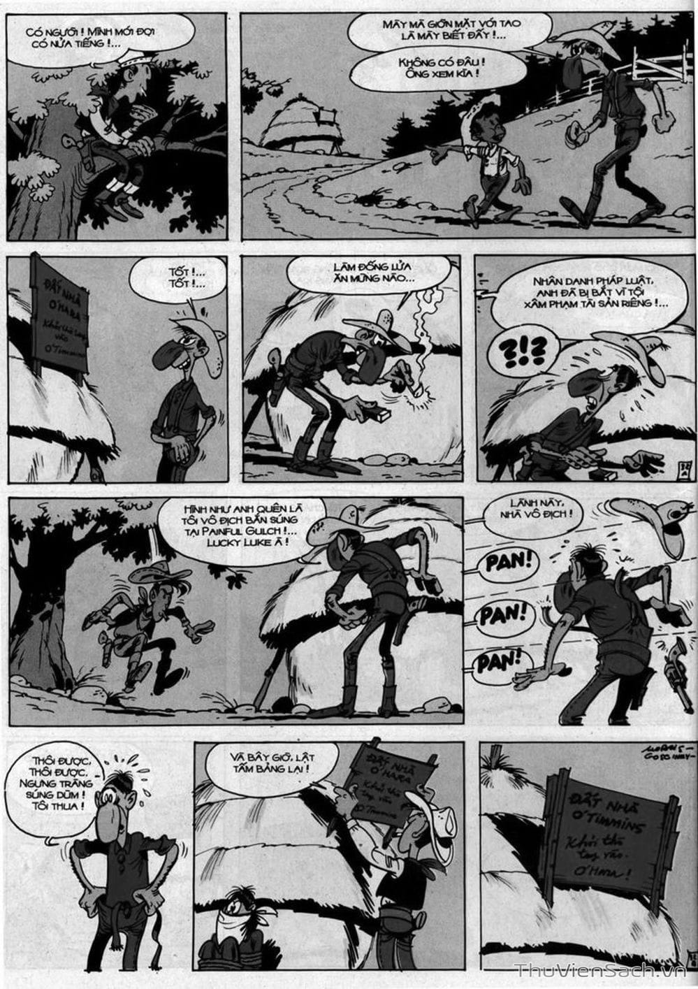 Truyện Tranh Cuộc Phiêu Lưu Kỳ Thú Của Lucky Luke trang 3