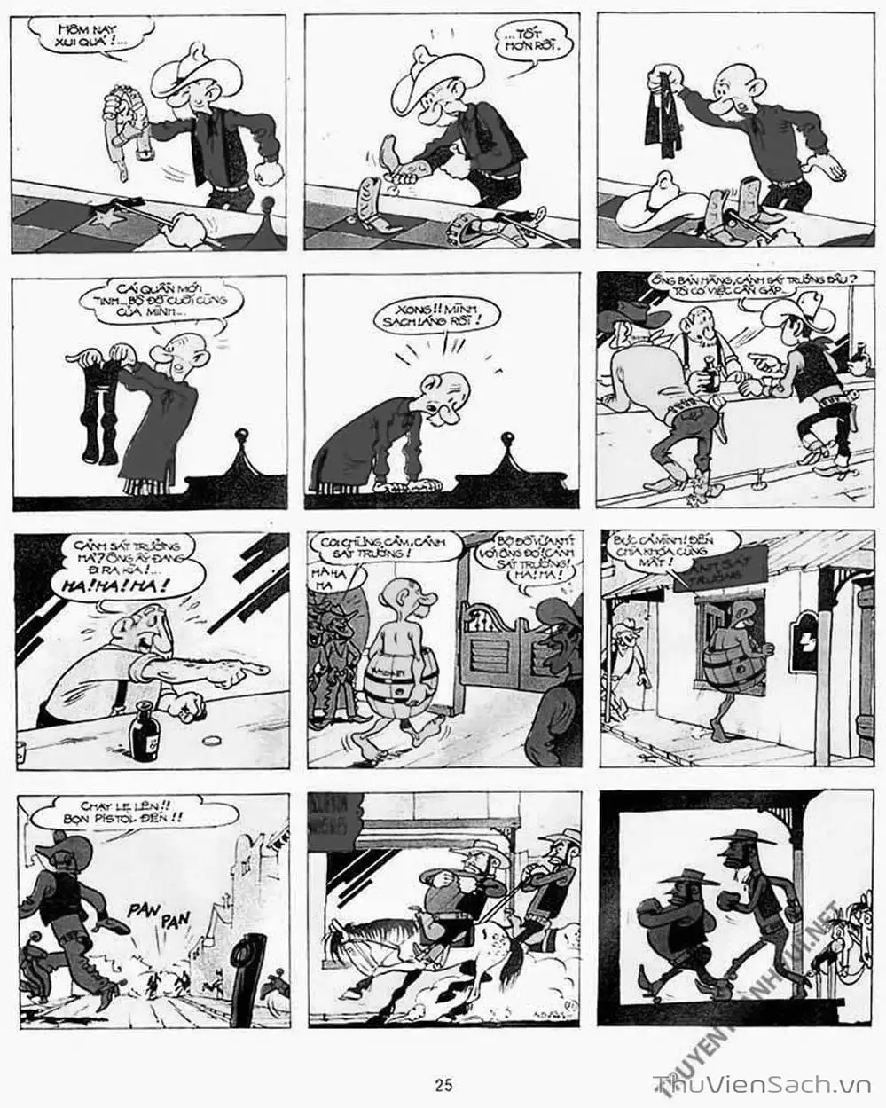 Truyện Tranh Cuộc Phiêu Lưu Kỳ Thú Của Lucky Luke trang 3