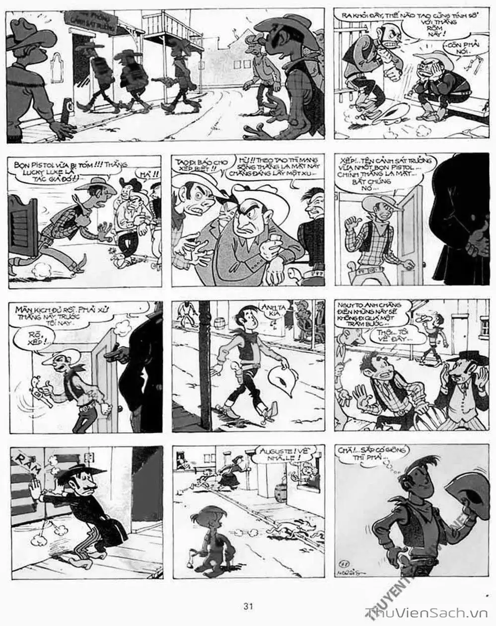Truyện Tranh Cuộc Phiêu Lưu Kỳ Thú Của Lucky Luke trang 3