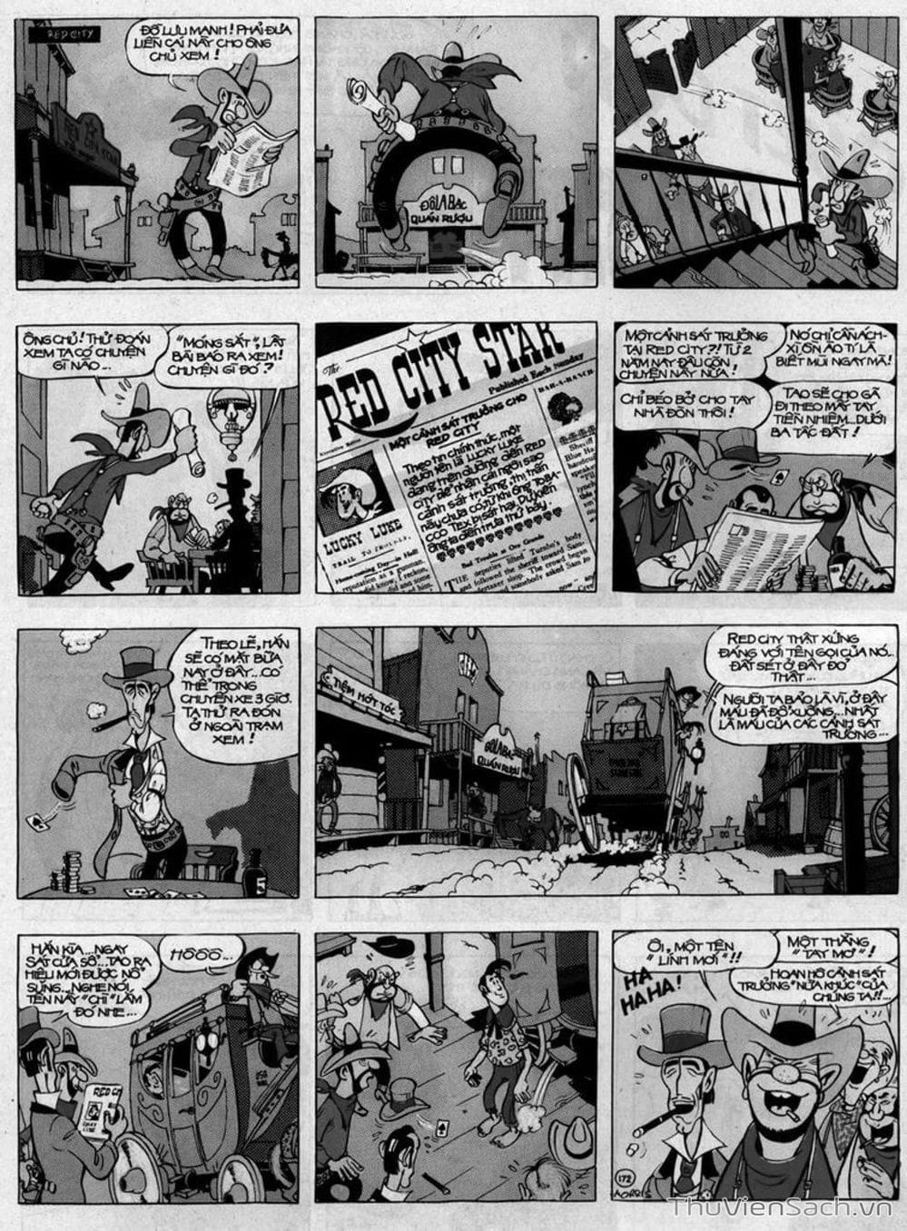 Truyện Tranh Cuộc Phiêu Lưu Kỳ Thú Của Lucky Luke trang 3