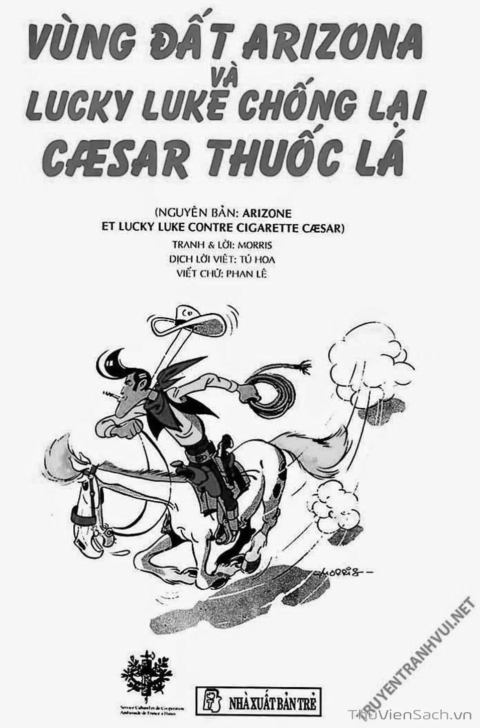 Truyện Tranh Cuộc Phiêu Lưu Kỳ Thú Của Lucky Luke trang 3