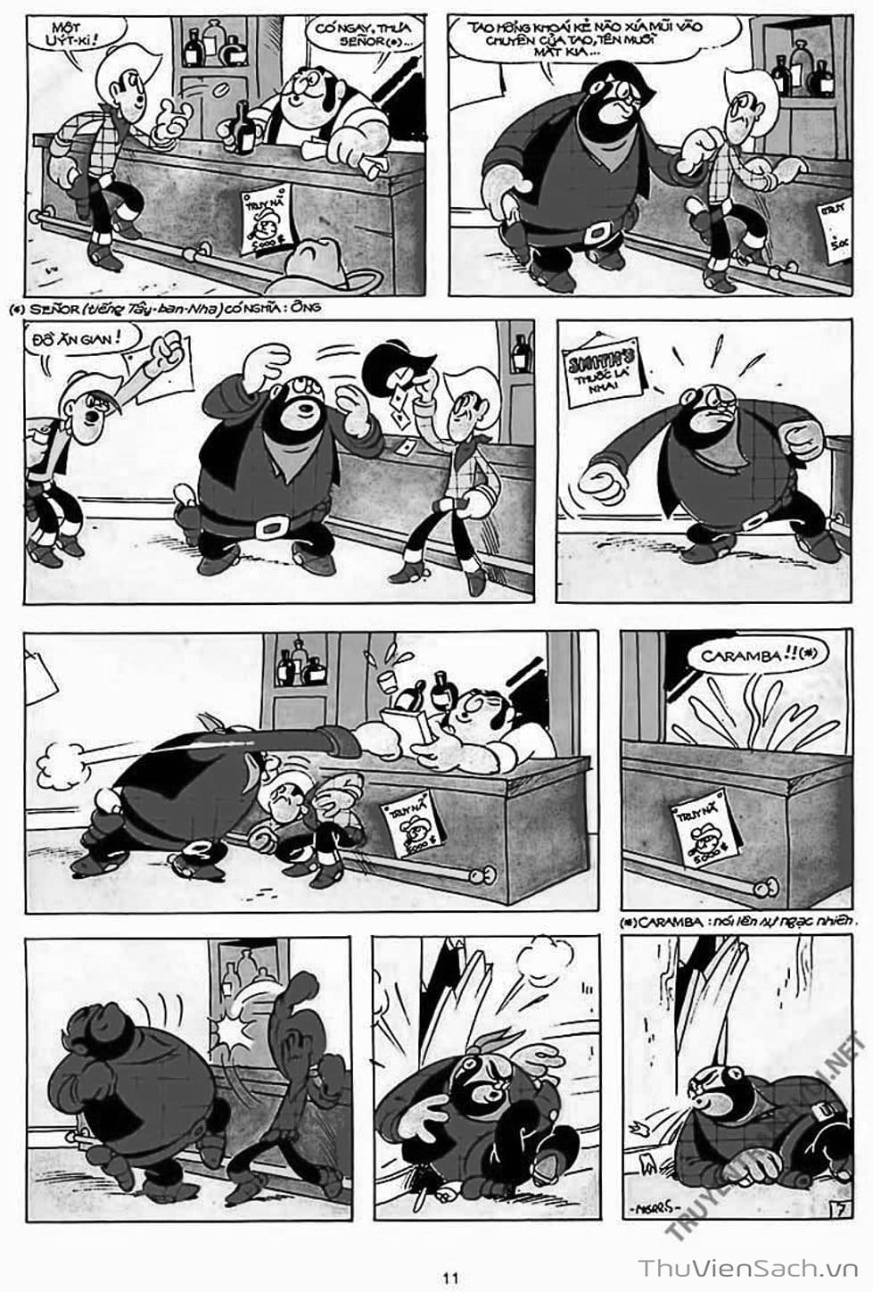 Truyện Tranh Cuộc Phiêu Lưu Kỳ Thú Của Lucky Luke trang 3