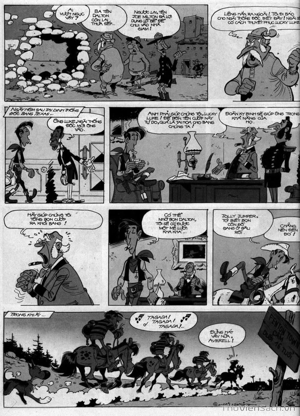 Truyện Tranh Cuộc Phiêu Lưu Kỳ Thú Của Lucky Luke trang 3