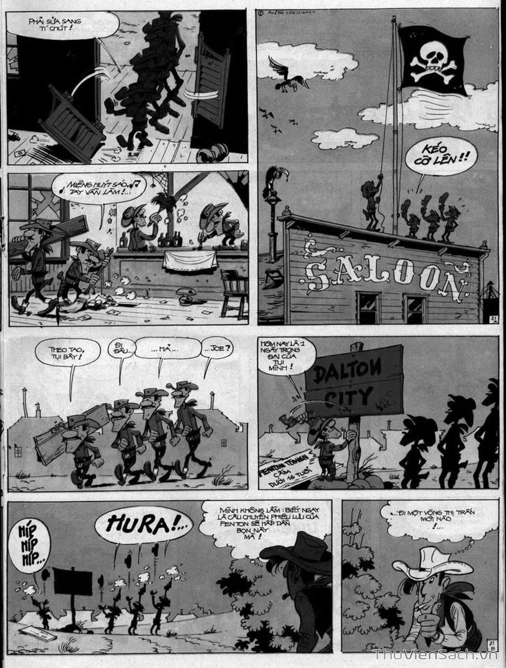 Truyện Tranh Cuộc Phiêu Lưu Kỳ Thú Của Lucky Luke trang 3