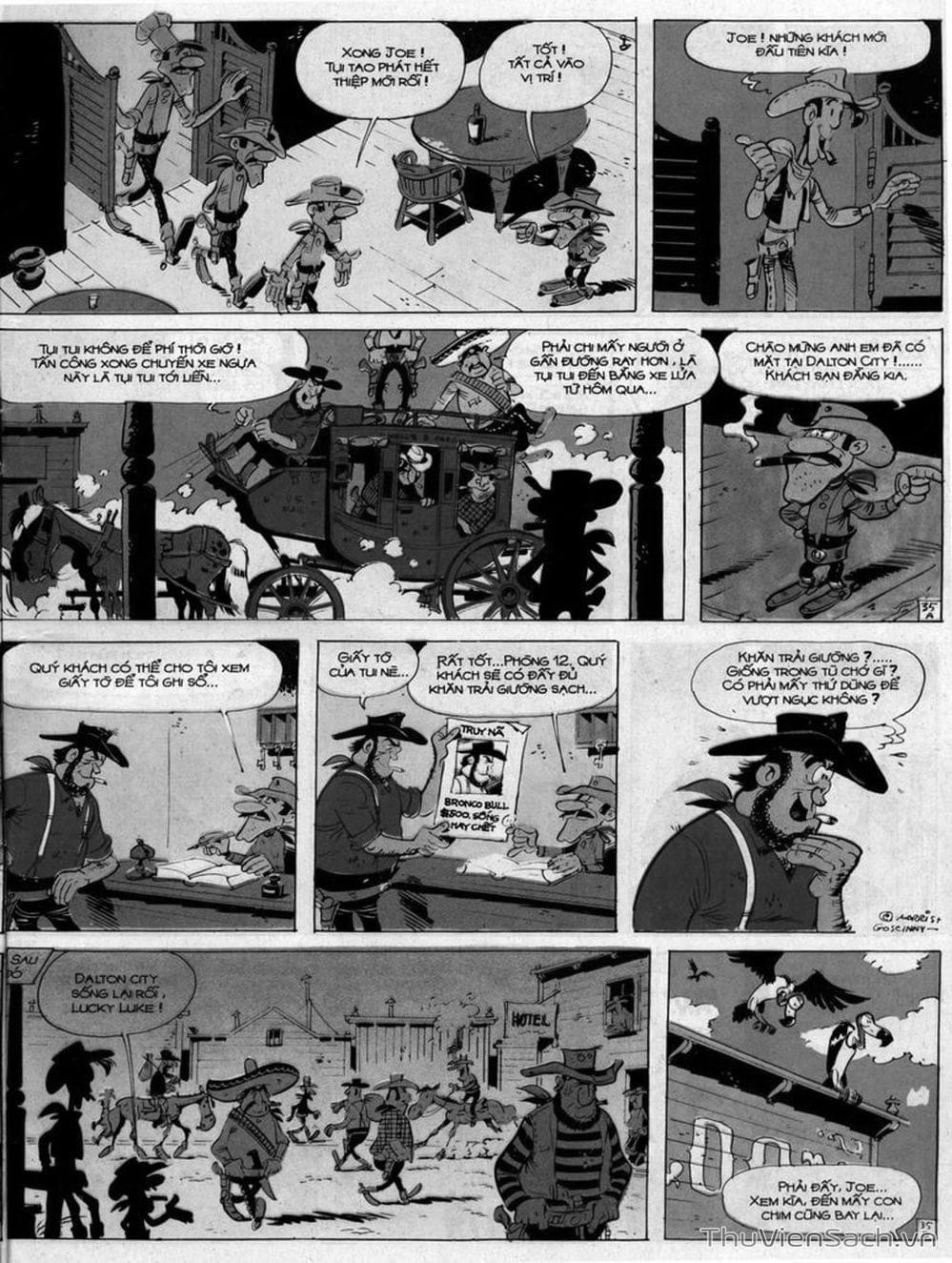 Truyện Tranh Cuộc Phiêu Lưu Kỳ Thú Của Lucky Luke trang 3