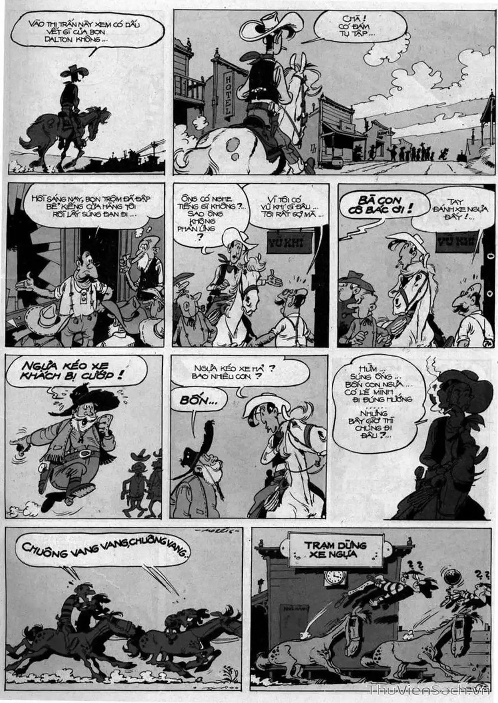 Truyện Tranh Cuộc Phiêu Lưu Kỳ Thú Của Lucky Luke trang 3