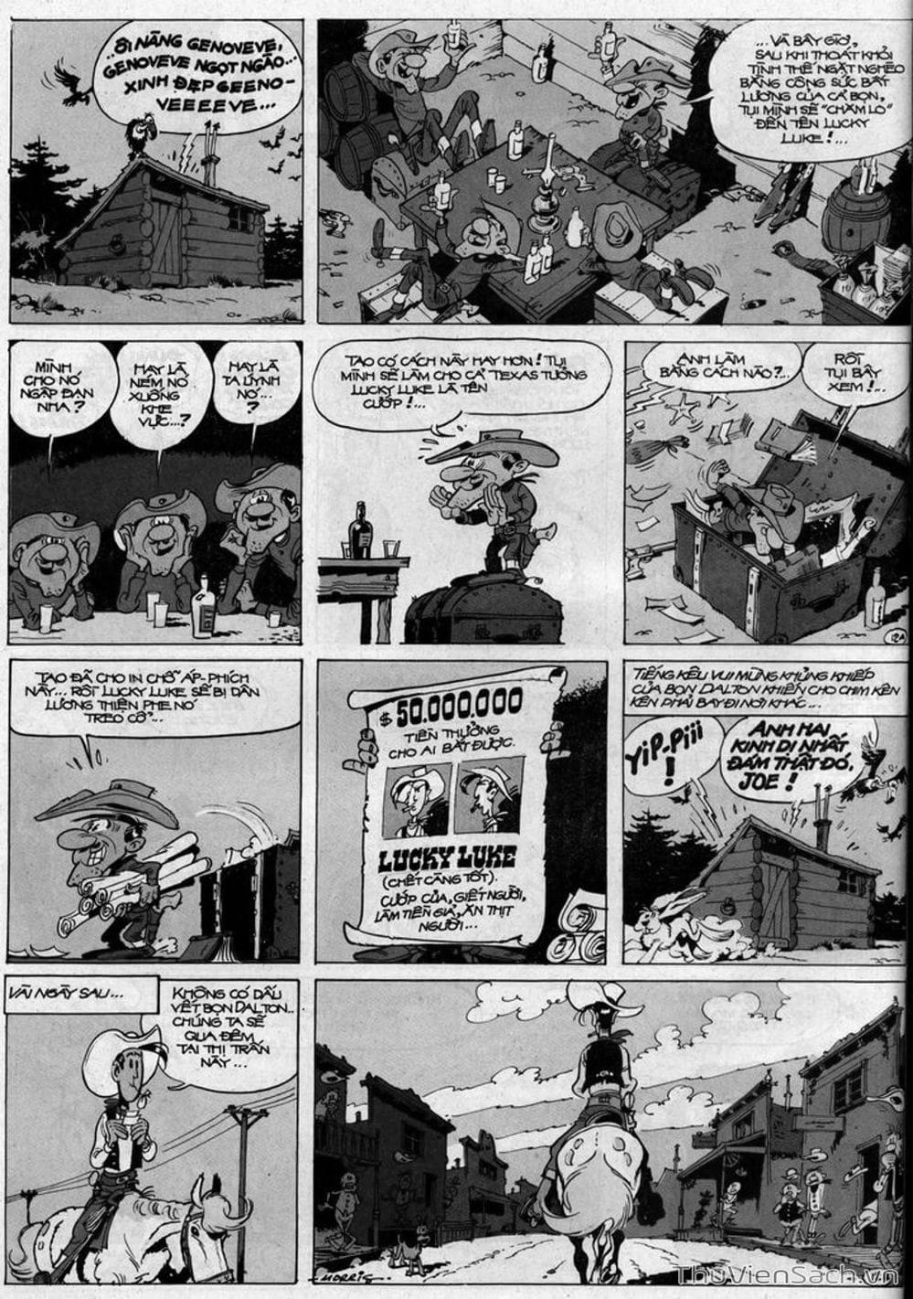 Truyện Tranh Cuộc Phiêu Lưu Kỳ Thú Của Lucky Luke trang 3