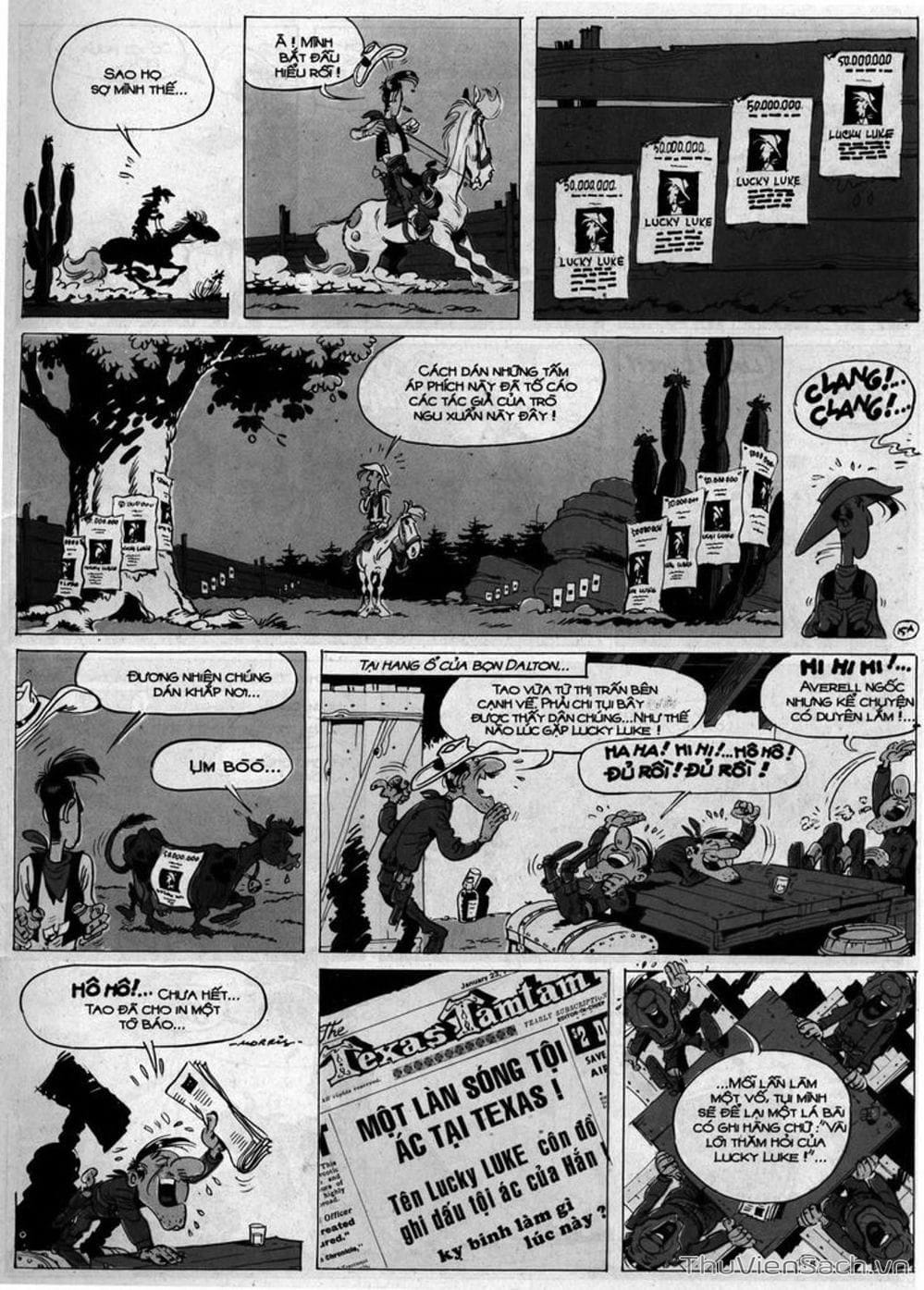 Truyện Tranh Cuộc Phiêu Lưu Kỳ Thú Của Lucky Luke trang 3