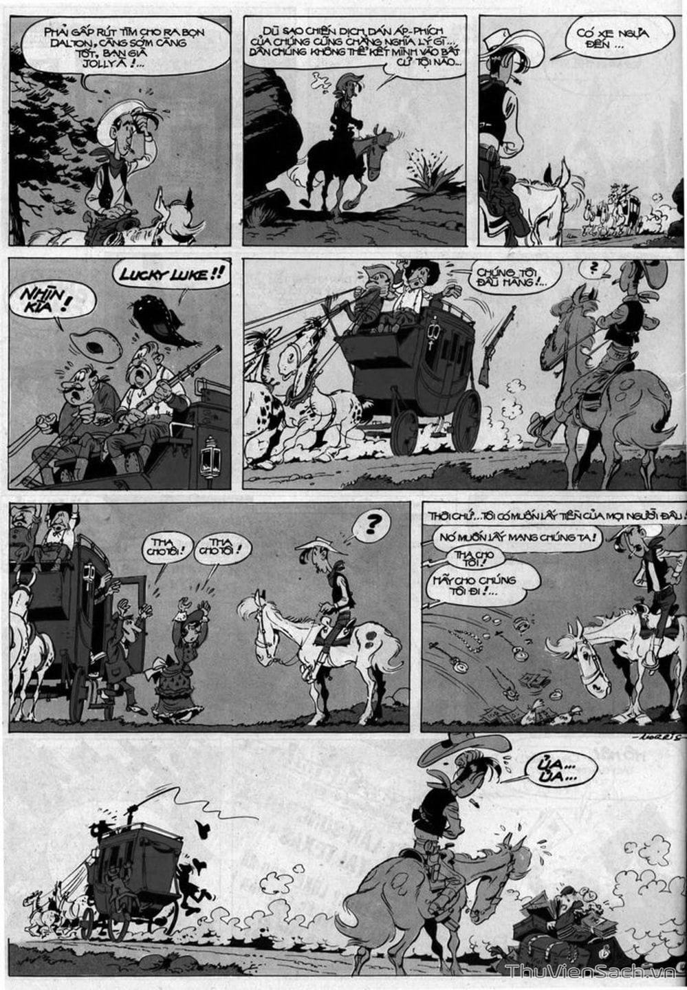 Truyện Tranh Cuộc Phiêu Lưu Kỳ Thú Của Lucky Luke trang 3