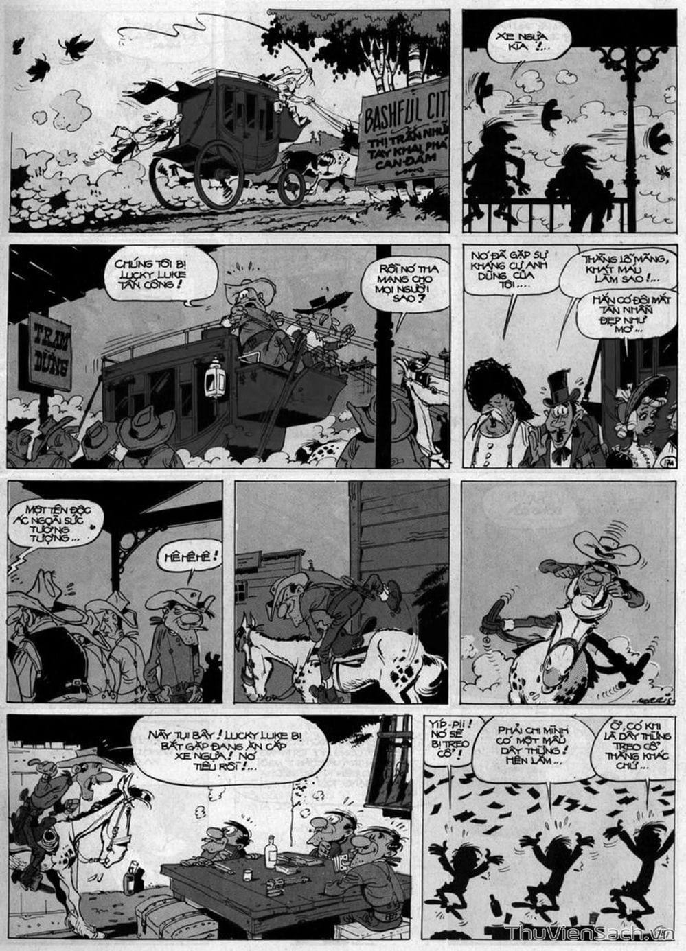 Truyện Tranh Cuộc Phiêu Lưu Kỳ Thú Của Lucky Luke trang 3