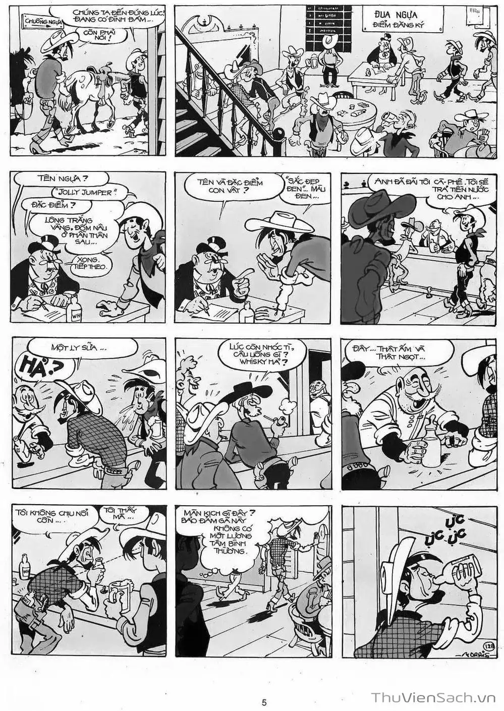 Truyện Tranh Cuộc Phiêu Lưu Kỳ Thú Của Lucky Luke trang 3