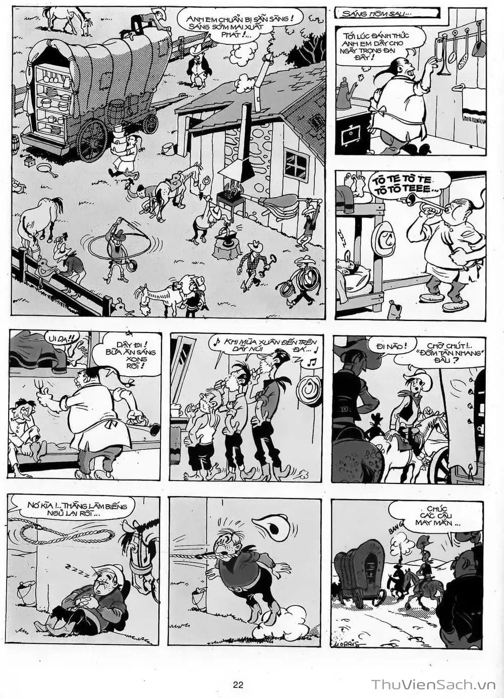 Truyện Tranh Cuộc Phiêu Lưu Kỳ Thú Của Lucky Luke trang 3