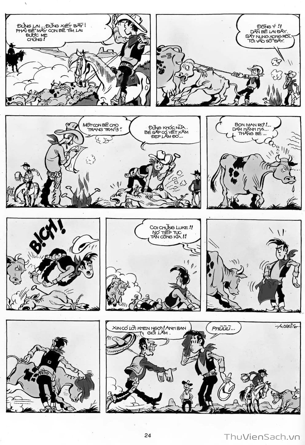 Truyện Tranh Cuộc Phiêu Lưu Kỳ Thú Của Lucky Luke trang 3
