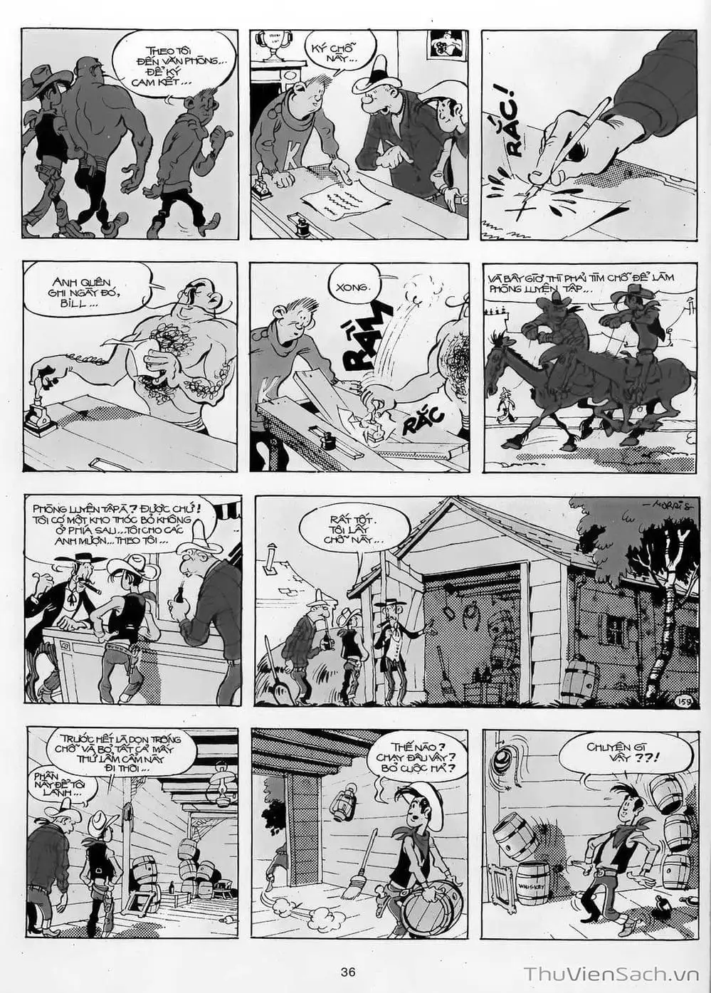Truyện Tranh Cuộc Phiêu Lưu Kỳ Thú Của Lucky Luke trang 3