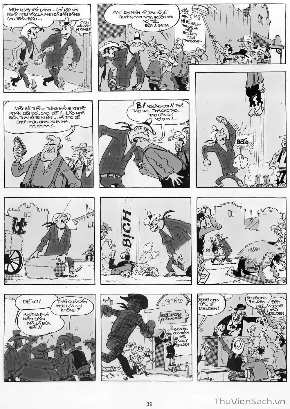 Truyện Tranh Cuộc Phiêu Lưu Kỳ Thú Của Lucky Luke trang 3