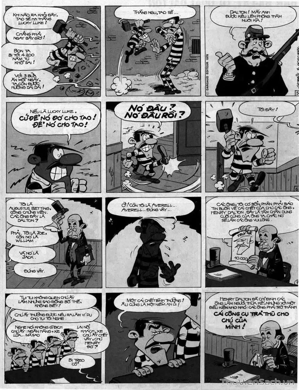 Truyện Tranh Cuộc Phiêu Lưu Kỳ Thú Của Lucky Luke trang 3