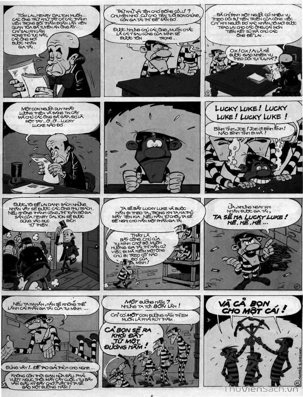 Truyện Tranh Cuộc Phiêu Lưu Kỳ Thú Của Lucky Luke trang 3