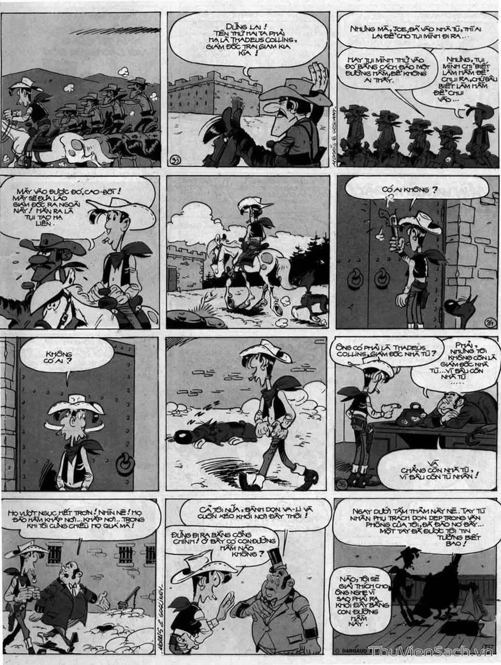 Truyện Tranh Cuộc Phiêu Lưu Kỳ Thú Của Lucky Luke trang 3