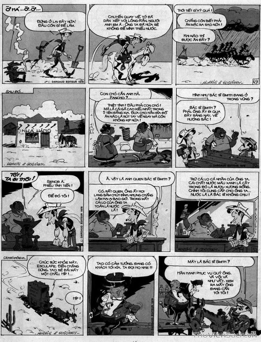 Truyện Tranh Cuộc Phiêu Lưu Kỳ Thú Của Lucky Luke trang 3