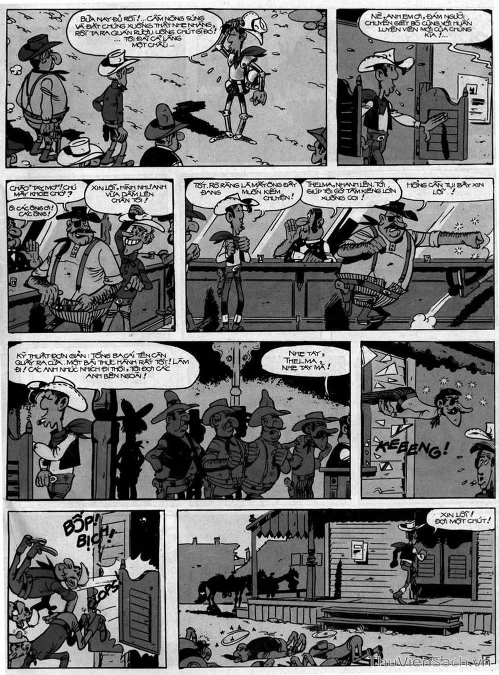 Truyện Tranh Cuộc Phiêu Lưu Kỳ Thú Của Lucky Luke trang 3