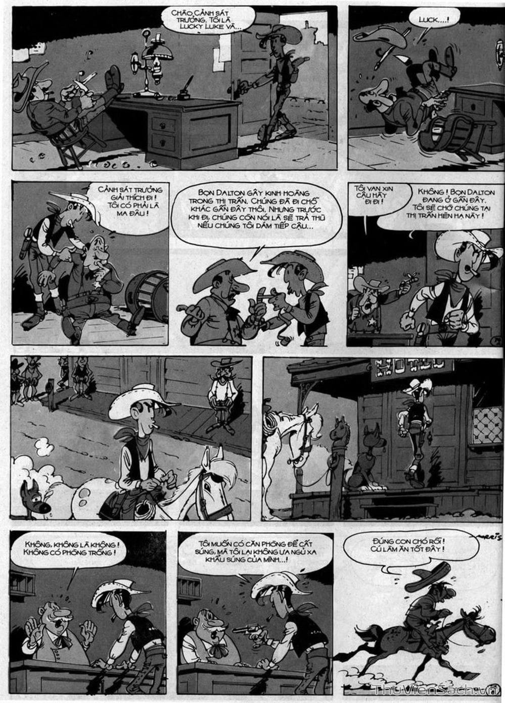 Truyện Tranh Cuộc Phiêu Lưu Kỳ Thú Của Lucky Luke trang 3