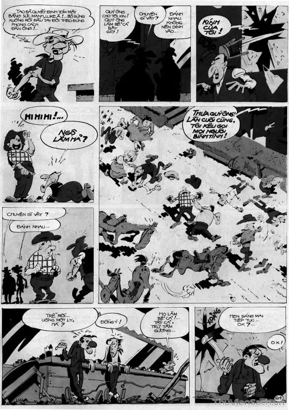 Truyện Tranh Cuộc Phiêu Lưu Kỳ Thú Của Lucky Luke trang 3