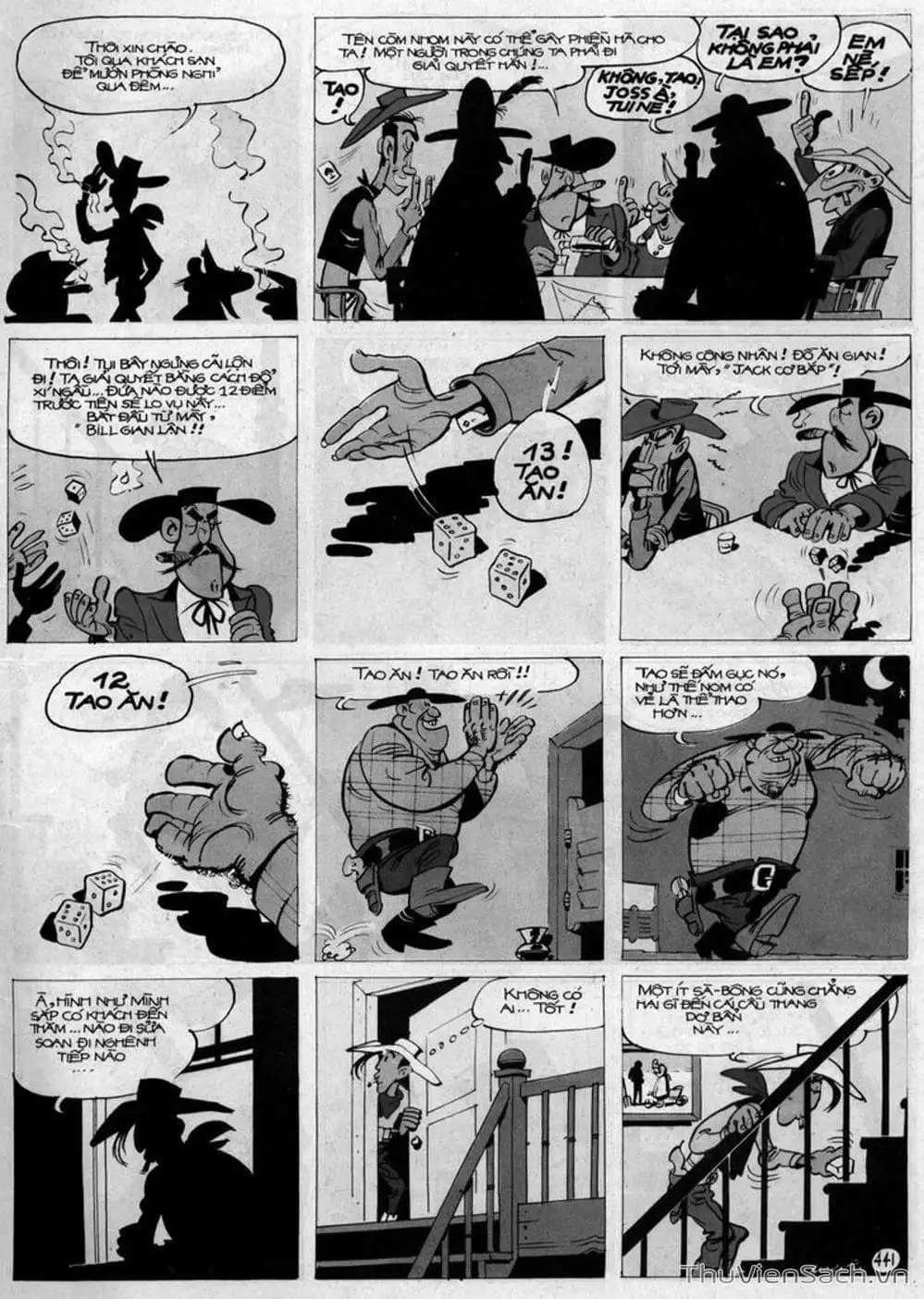 Truyện Tranh Cuộc Phiêu Lưu Kỳ Thú Của Lucky Luke trang 3