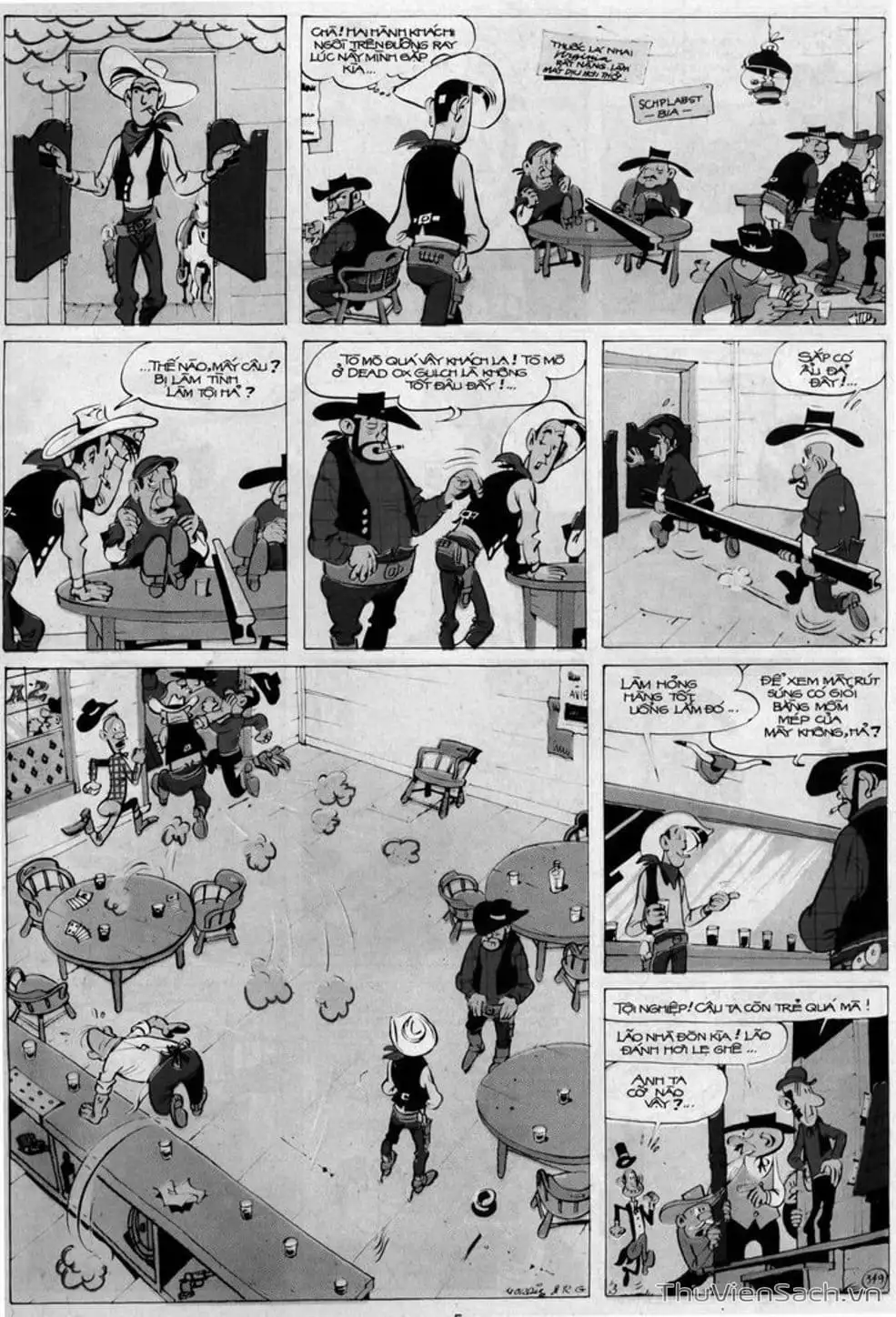 Truyện Tranh Cuộc Phiêu Lưu Kỳ Thú Của Lucky Luke trang 3