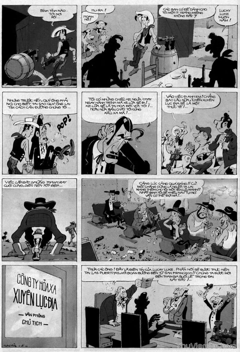 Truyện Tranh Cuộc Phiêu Lưu Kỳ Thú Của Lucky Luke trang 3