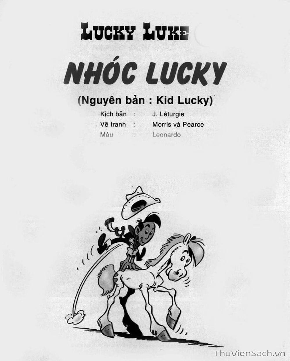 Truyện Tranh Cuộc Phiêu Lưu Kỳ Thú Của Lucky Luke trang 3