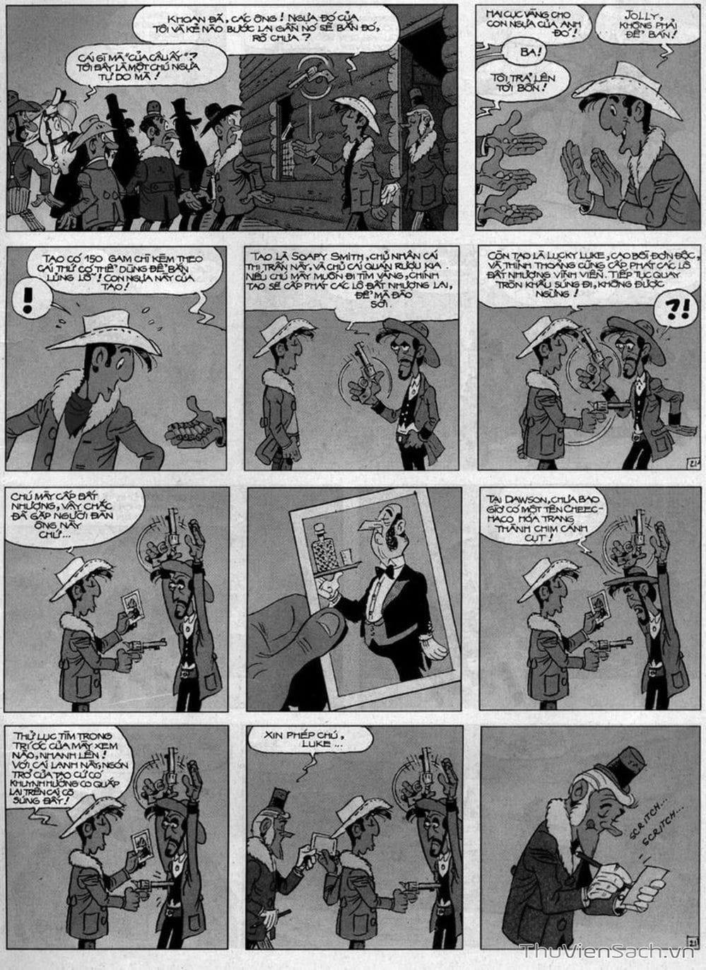 Truyện Tranh Cuộc Phiêu Lưu Kỳ Thú Của Lucky Luke trang 3