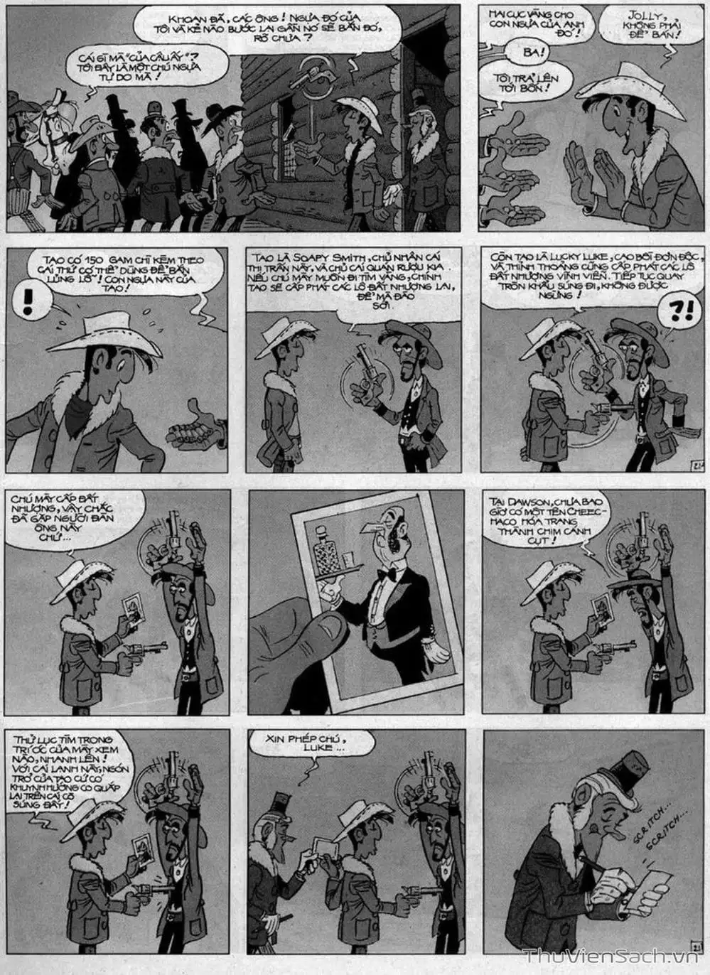 Truyện Tranh Cuộc Phiêu Lưu Kỳ Thú Của Lucky Luke trang 3