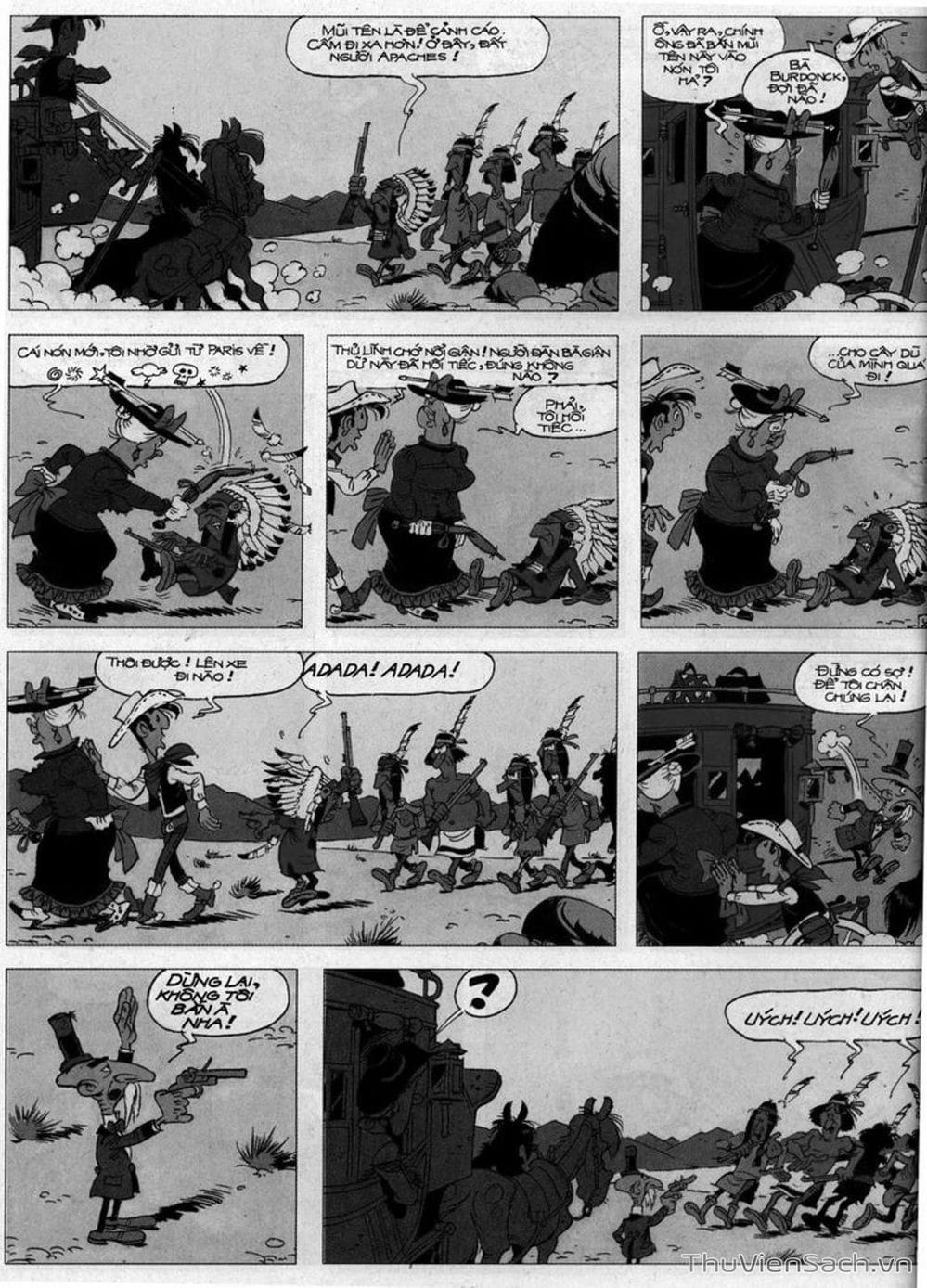Truyện Tranh Cuộc Phiêu Lưu Kỳ Thú Của Lucky Luke trang 3