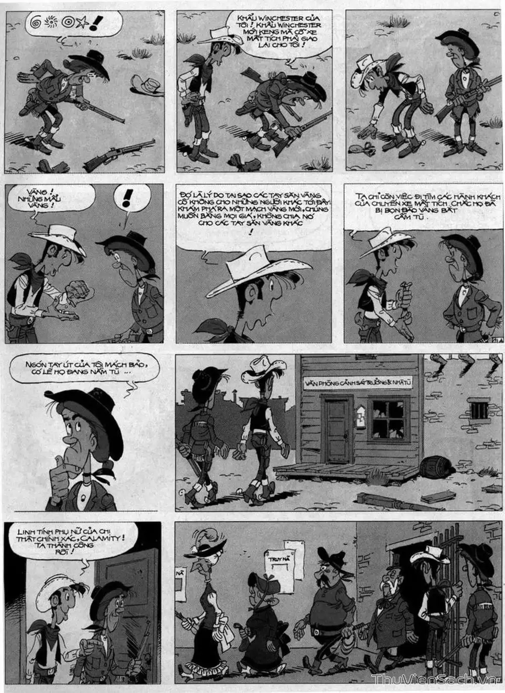 Truyện Tranh Cuộc Phiêu Lưu Kỳ Thú Của Lucky Luke trang 3
