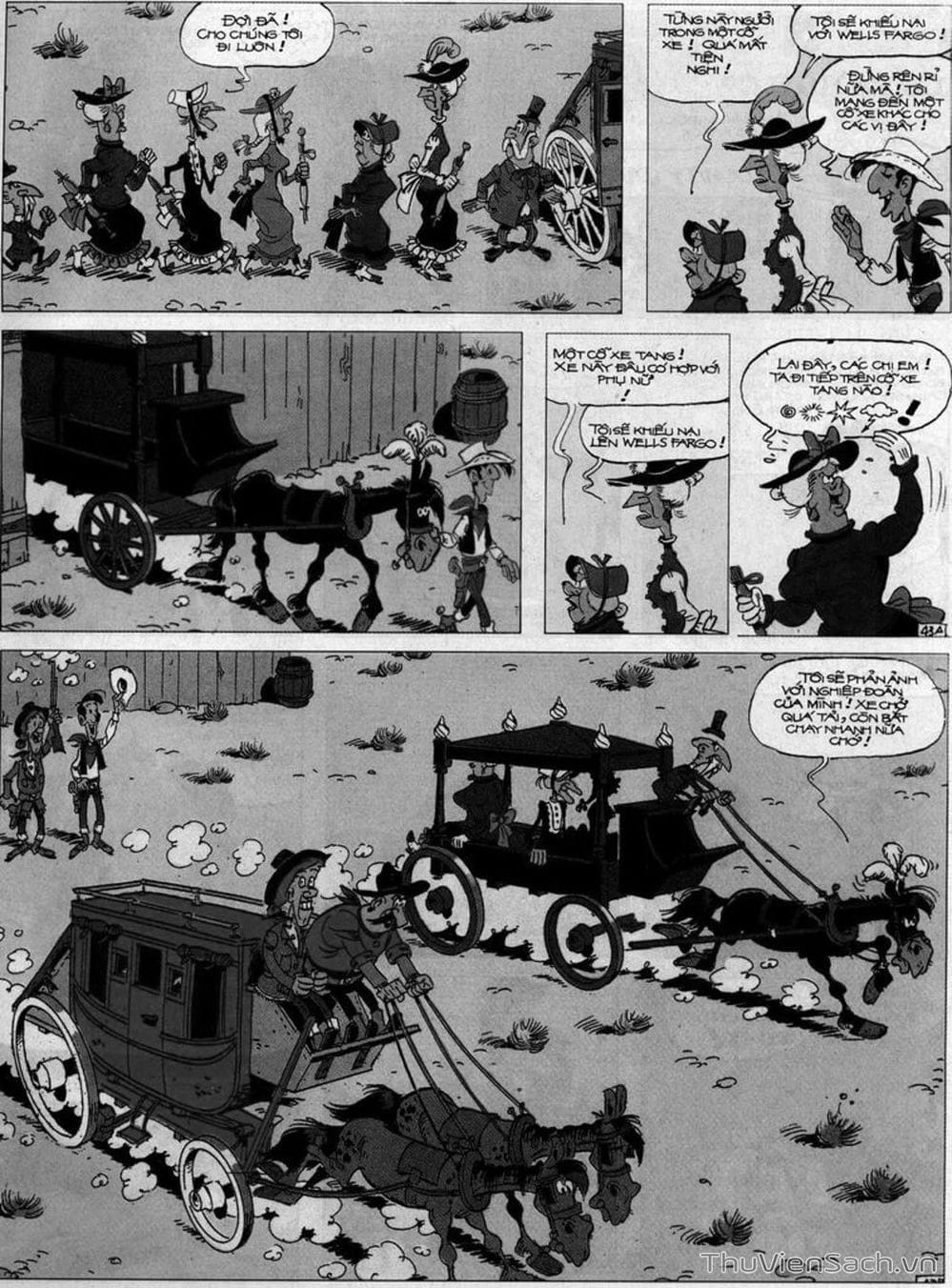 Truyện Tranh Cuộc Phiêu Lưu Kỳ Thú Của Lucky Luke trang 3