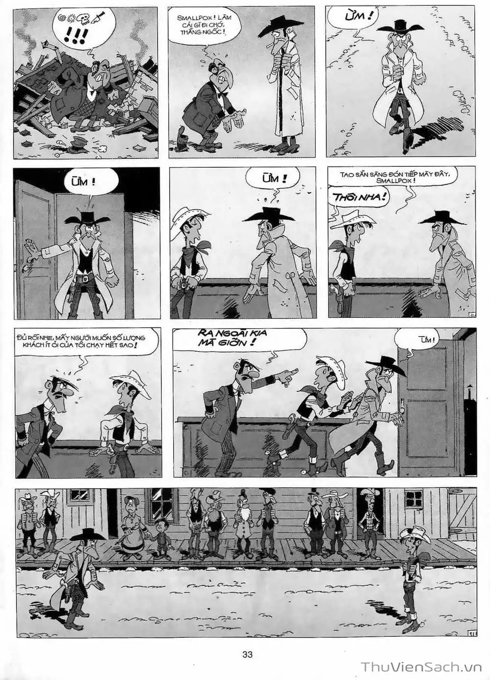 Truyện Tranh Cuộc Phiêu Lưu Kỳ Thú Của Lucky Luke trang 3