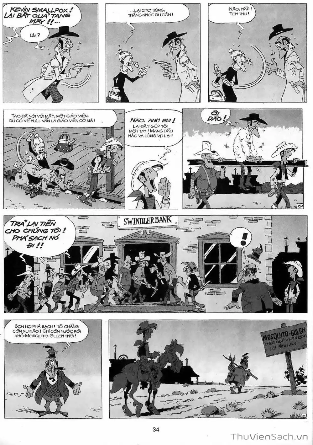 Truyện Tranh Cuộc Phiêu Lưu Kỳ Thú Của Lucky Luke trang 3