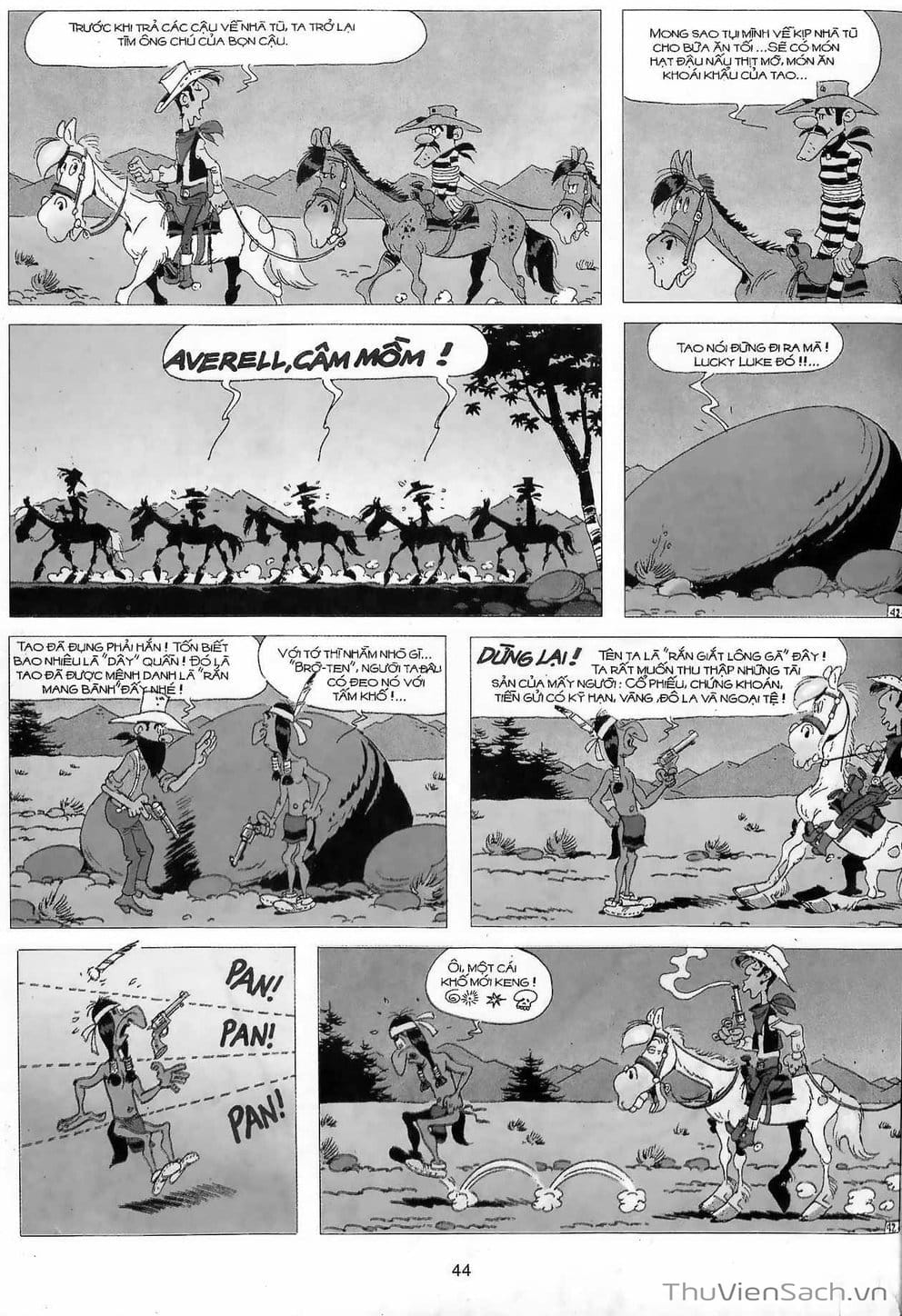 Truyện Tranh Cuộc Phiêu Lưu Kỳ Thú Của Lucky Luke trang 3
