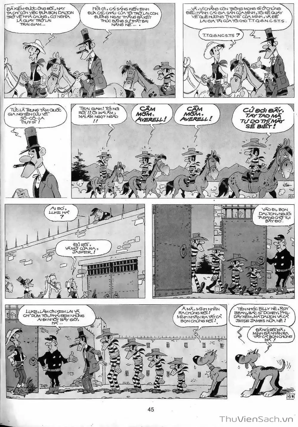 Truyện Tranh Cuộc Phiêu Lưu Kỳ Thú Của Lucky Luke trang 3