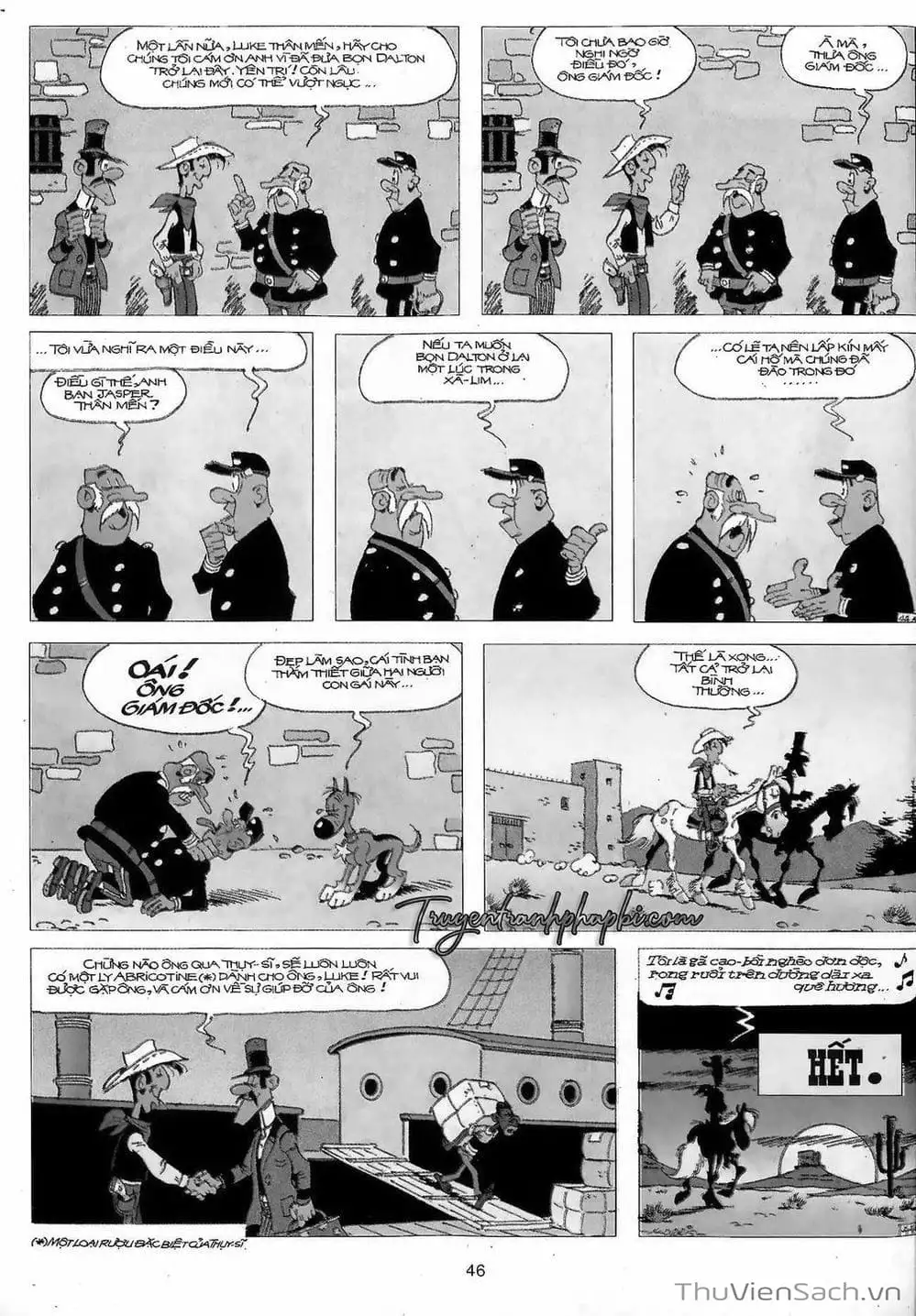 Truyện Tranh Cuộc Phiêu Lưu Kỳ Thú Của Lucky Luke trang 3