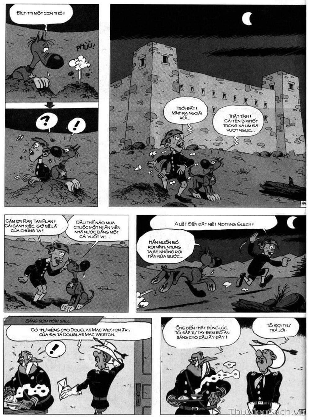 Truyện Tranh Cuộc Phiêu Lưu Kỳ Thú Của Lucky Luke trang 3