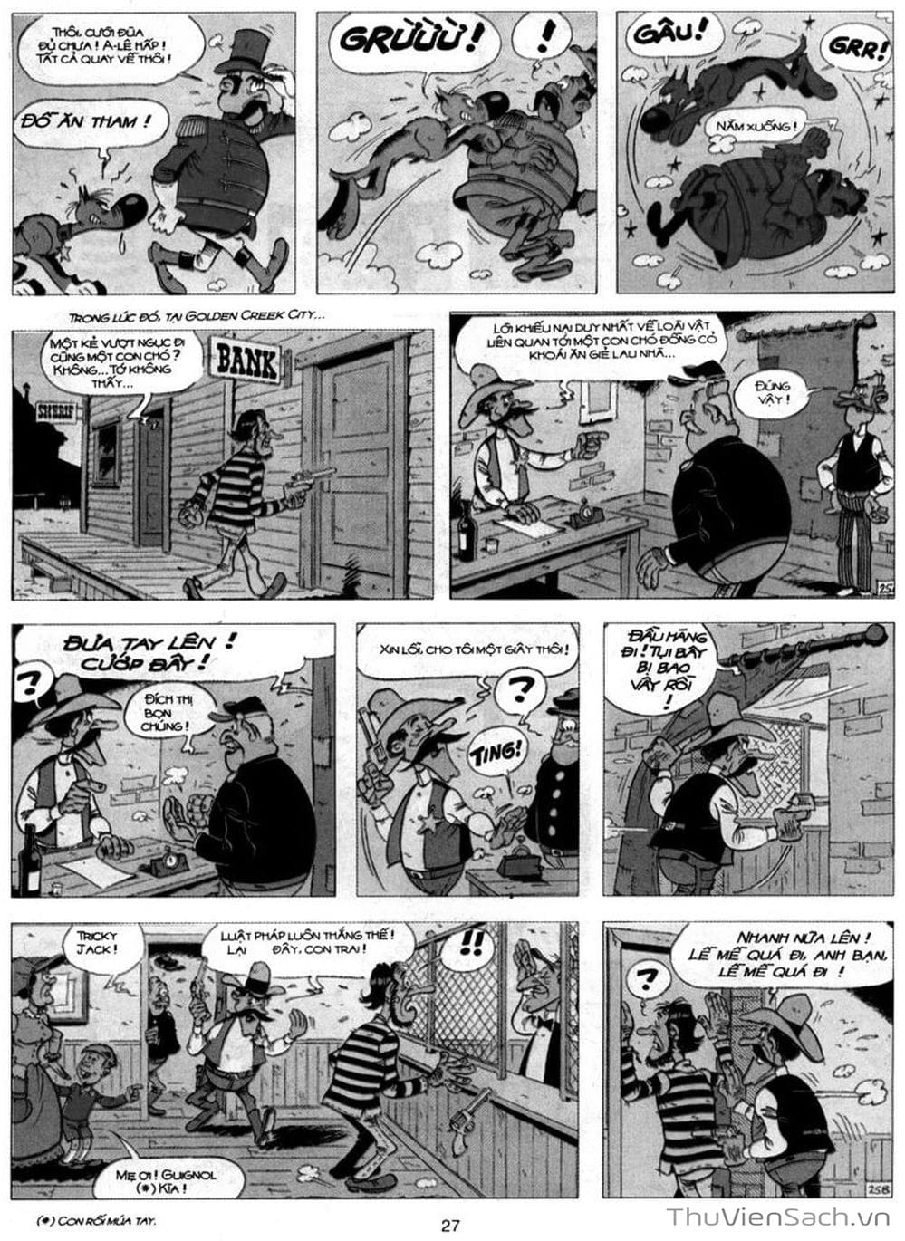 Truyện Tranh Cuộc Phiêu Lưu Kỳ Thú Của Lucky Luke trang 3