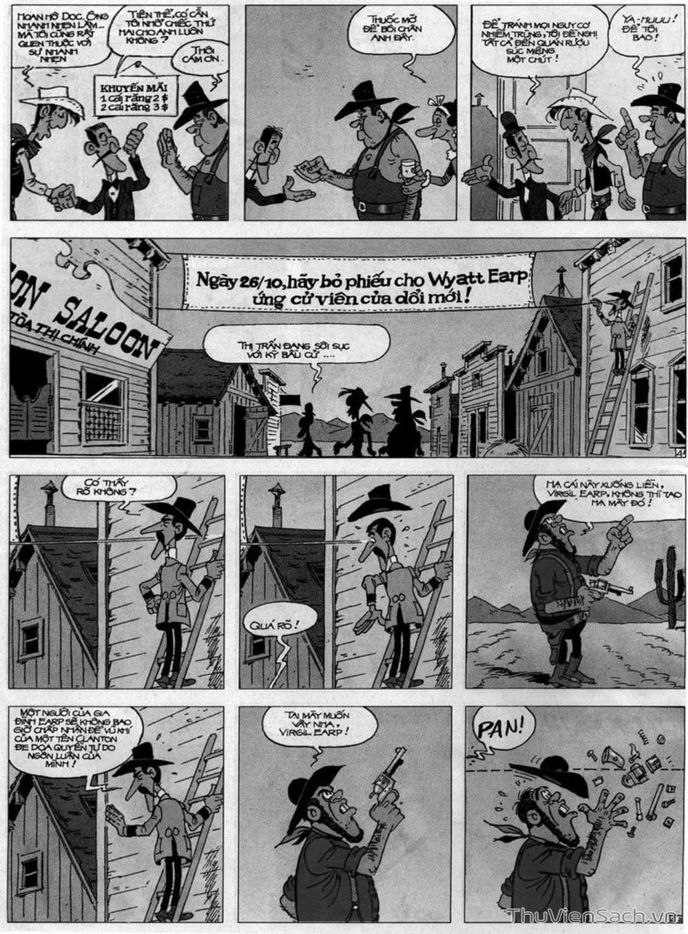 Truyện Tranh Cuộc Phiêu Lưu Kỳ Thú Của Lucky Luke trang 3