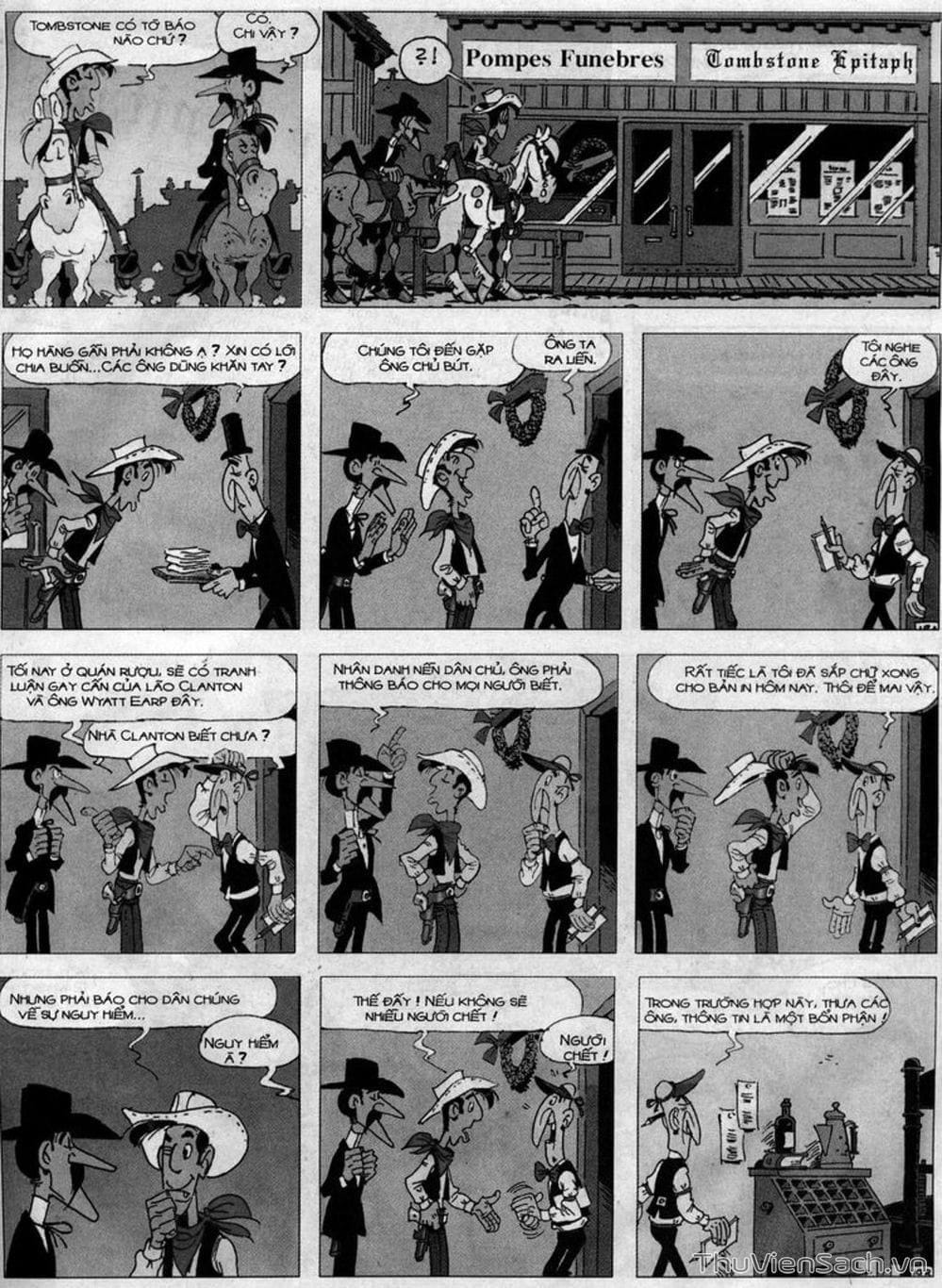 Truyện Tranh Cuộc Phiêu Lưu Kỳ Thú Của Lucky Luke trang 3