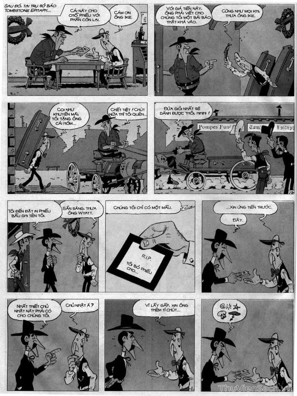 Truyện Tranh Cuộc Phiêu Lưu Kỳ Thú Của Lucky Luke trang 3