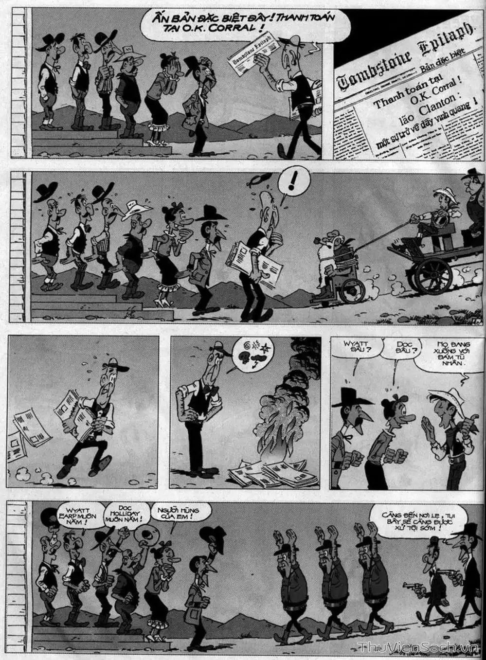 Truyện Tranh Cuộc Phiêu Lưu Kỳ Thú Của Lucky Luke trang 3